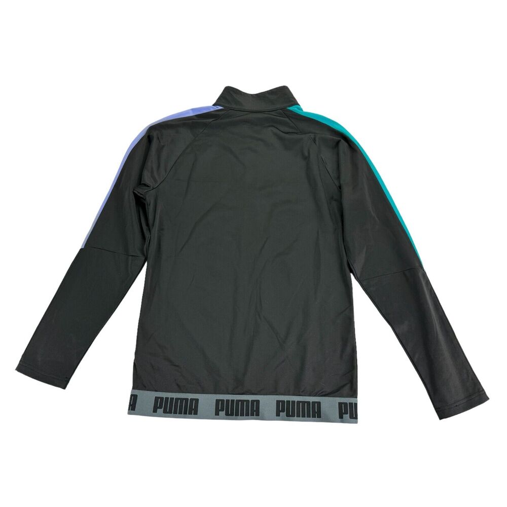 Puma Mens Speed Moisture Wicking Full-Zip Track Jacket Black S - Picture 2 of 4